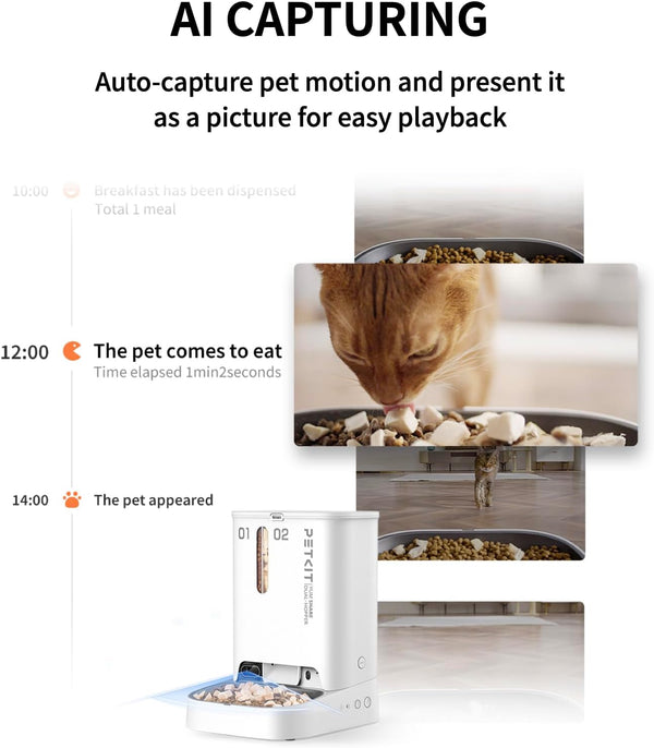 PETKIT YumShare Dual-hopper Automatic Feeder with Camera - UK