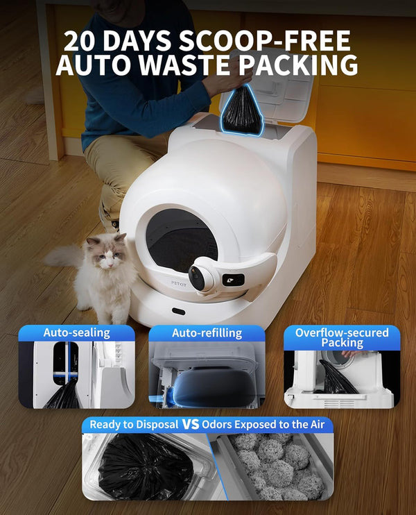 PETKIT PUROBOT ULTRA Self Cleaning Cat Litter Tray with AI-Powered Camera - UK