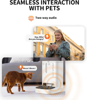 PETKIT YumShare Dual-hopper Automatic Feeder with Camera - UK