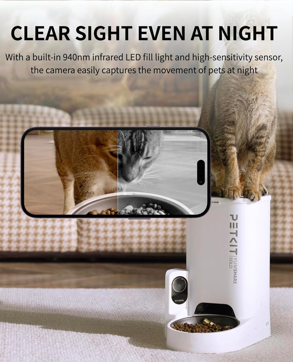 PETKIT YumShare Solo Automatic Feeder with Camera - UK