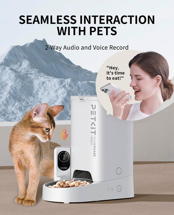 PETKIT YumShare Solo Automatic Feeder with Camera - UK