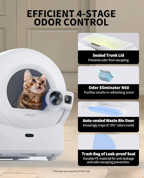 PETKIT PUROBOT ULTRA Self Cleaning Cat Litter Tray with AI-Powered Camera - UK