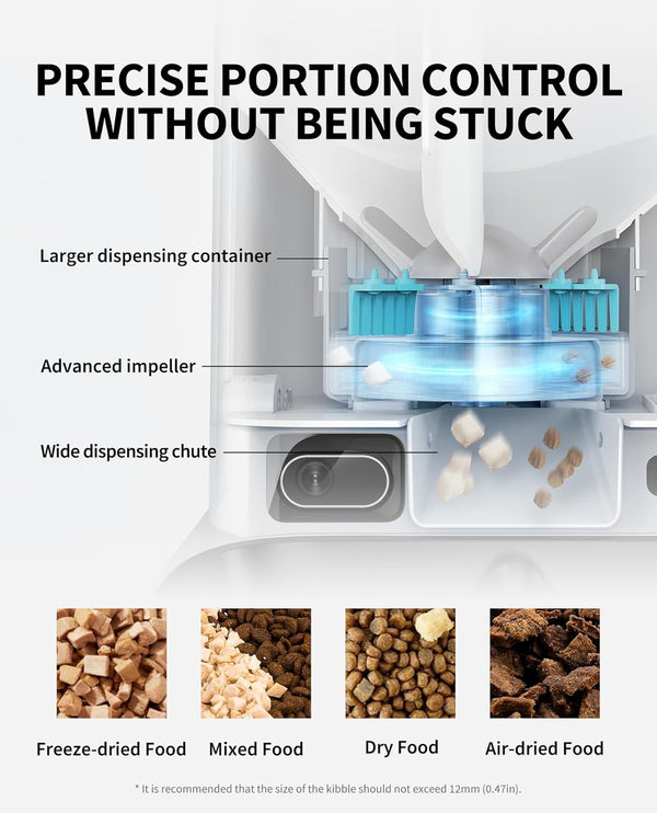 PETKIT YumShare Dual-hopper Automatic Feeder with Camera - UK