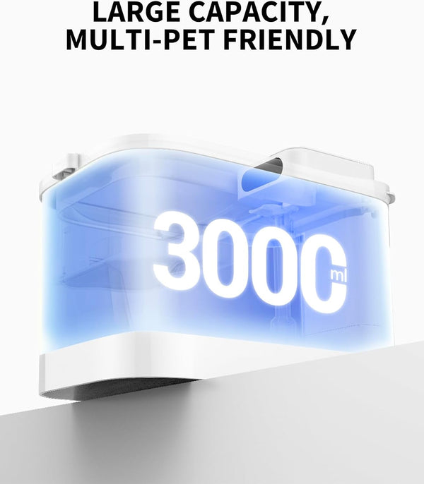 PETKIT Cat Water Fountain Battery Operated, EVERSWEET MAX - UK