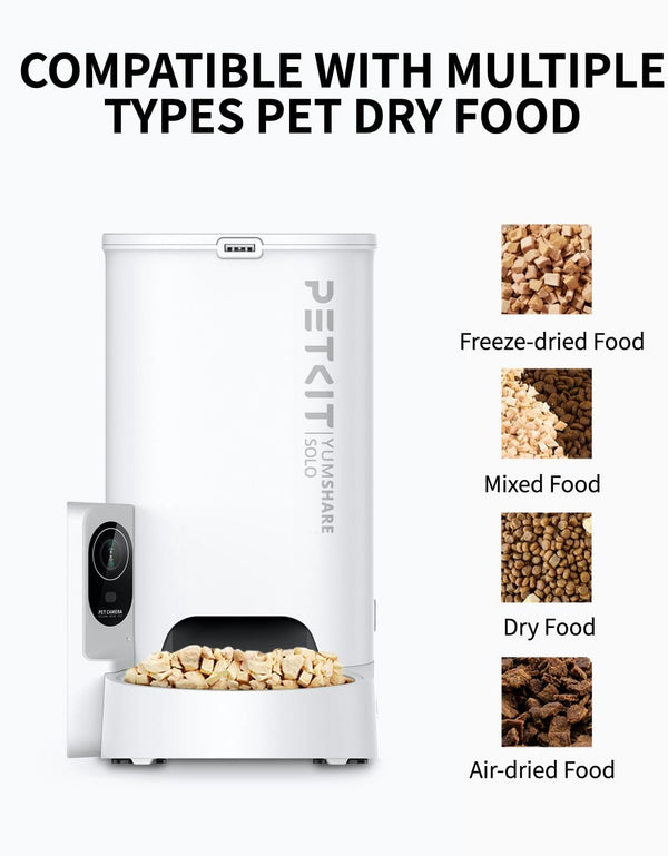 PETKIT YumShare Solo Automatic Feeder with Camera - UK