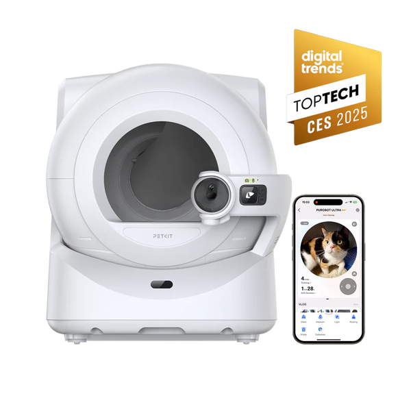 PETKIT PUROBOT ULTRA Self Cleaning Cat Litter Tray with AI-Powered Camera - UK